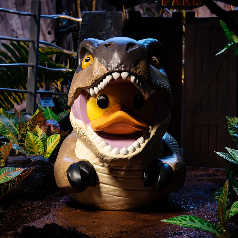JURASSIC PARK - SUPER LIMITED EDITION - T-REX - GIANT TUBBZ COSPLAYING DUCK DA COLLEZIONE