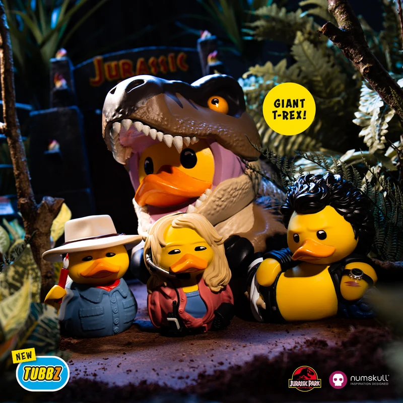 JURASSIC PARK - LIMITED EDITION - DR. ALAN GRANT TUBBZ COSPLAYING DUCK DA COLLEZIONE