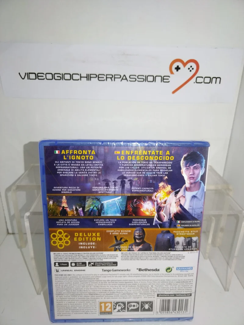 GHOSTWIRE TOKYO DELUX EDITION PS5 (versione italiana)