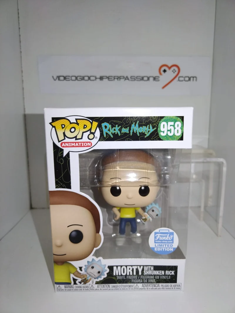POP! Funko Morty with Shrunken Rick Exclusive