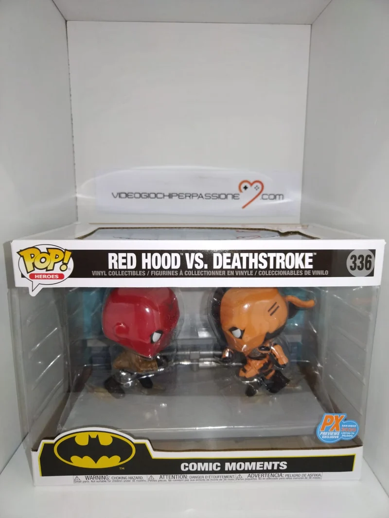 Pop! FUNKO 2020 Comic Moment DC Red Hood Vs Deathstroke PX
