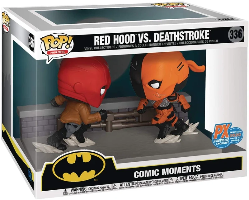 Pop! FUNKO 2020 Comic Moment DC Red Hood Vs Deathstroke PX