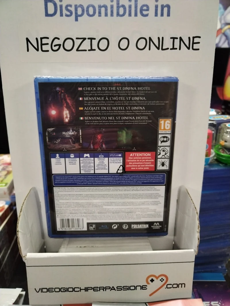 Fobia St. Dinfna Hotel Playstation 4 Edizione Europea