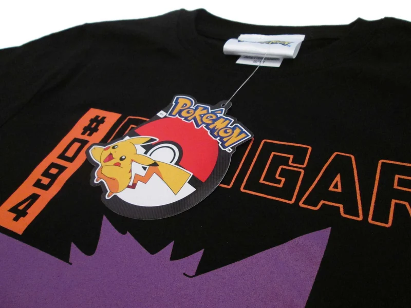 T-Shirt Pokemon - Gengar (ORIGINALE)(100% COTONE)Bimbo e Bimba
