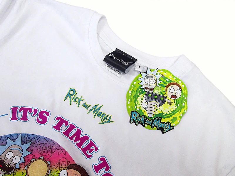 T-Shirt Rick And Morty - It's time to get schwifty (Cotone 100%)E(100% Originale)