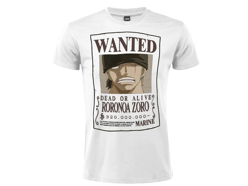 T-Shirt One Piece - Wanted - Roronoa Zoro