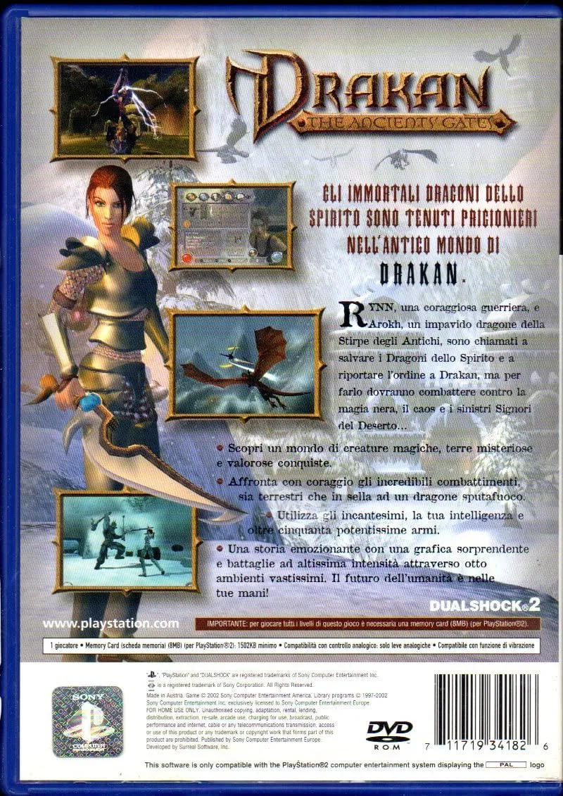 DRAKAN : THE ANCIENTS' GATES PS2