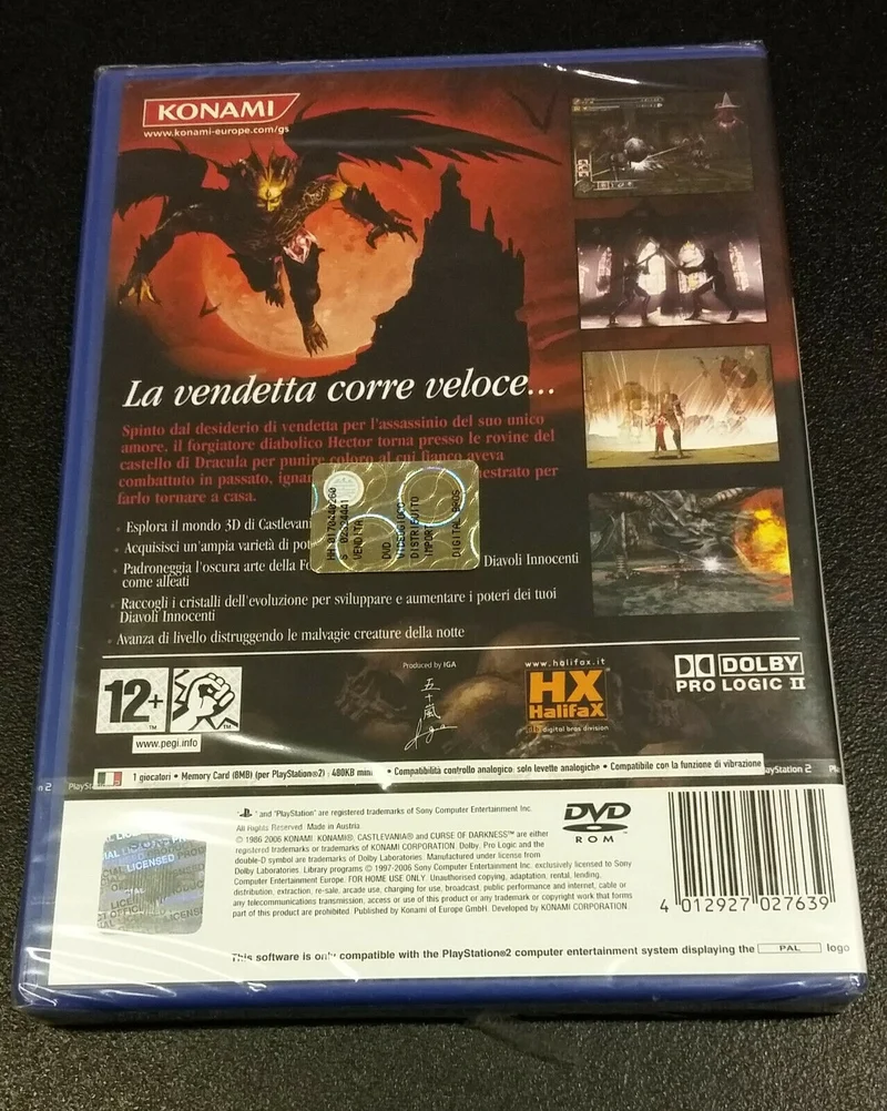 CASTELVANIA : CURSE OF DARKNESS PS2