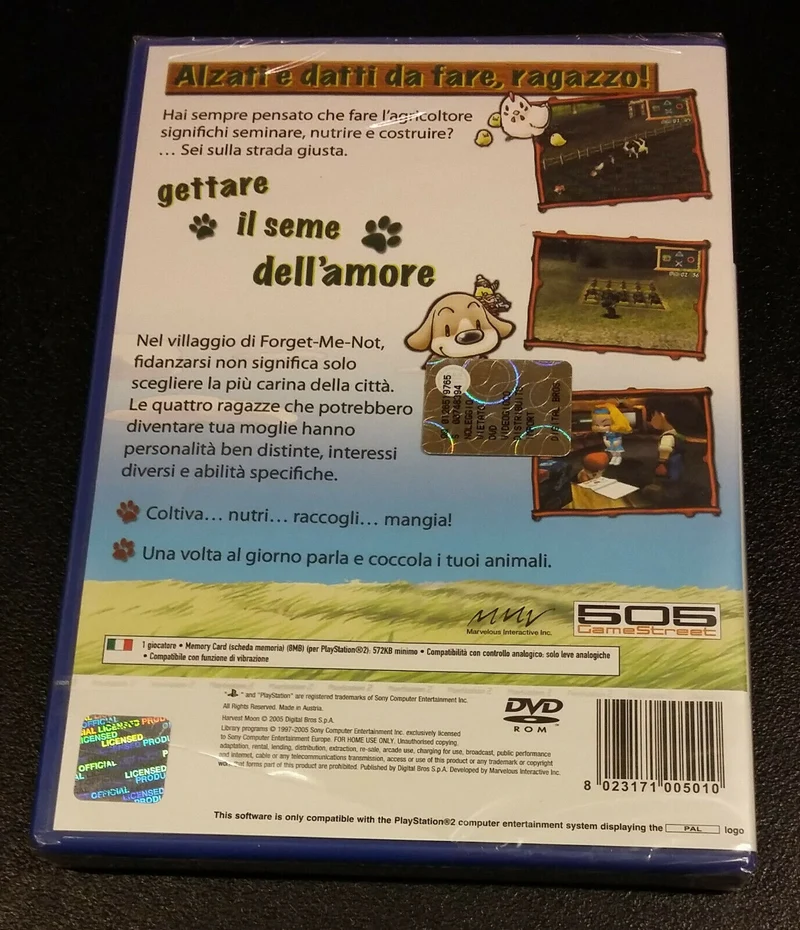 HARVEST MOON PS2