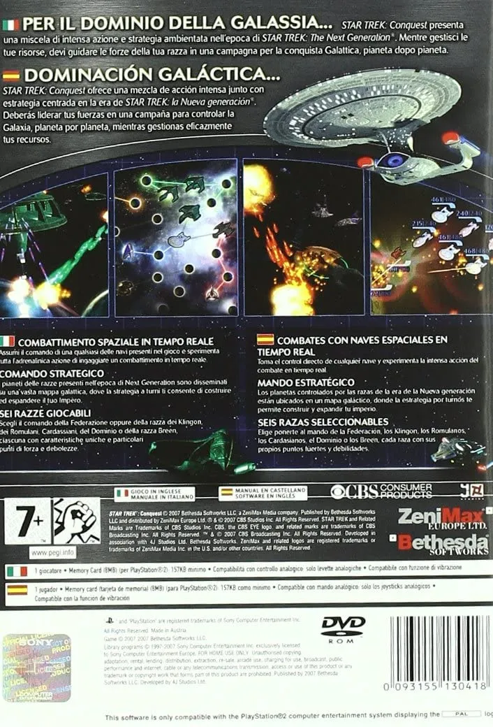 STAR TREK CONQUEST PS2