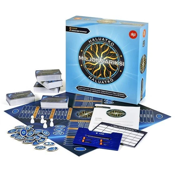 Alga Who Wants to Be a Millionaire board game, 3rd Edition (in Finnish)