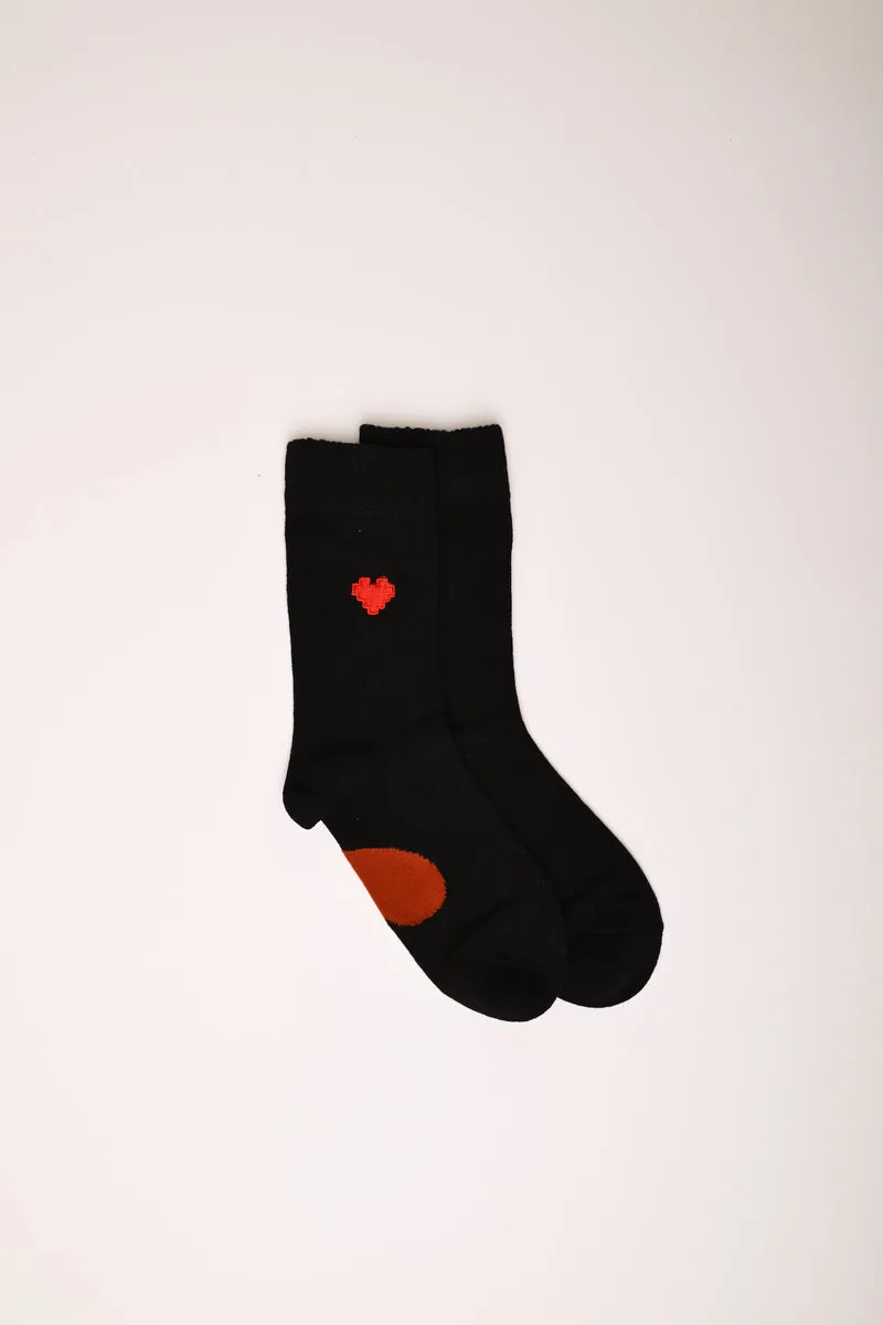 Set di due paia di calzini a cuori