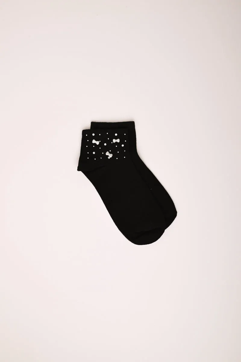 Set di due paia di calzini con strass