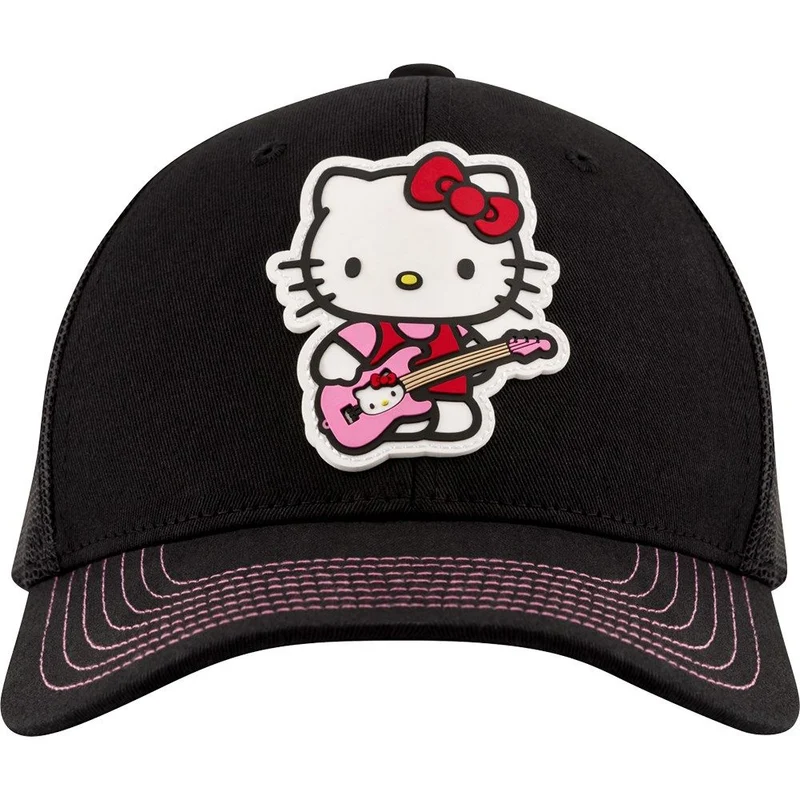 Fender x Hello Kitty Black Logo Hat (One Size Fits Most)