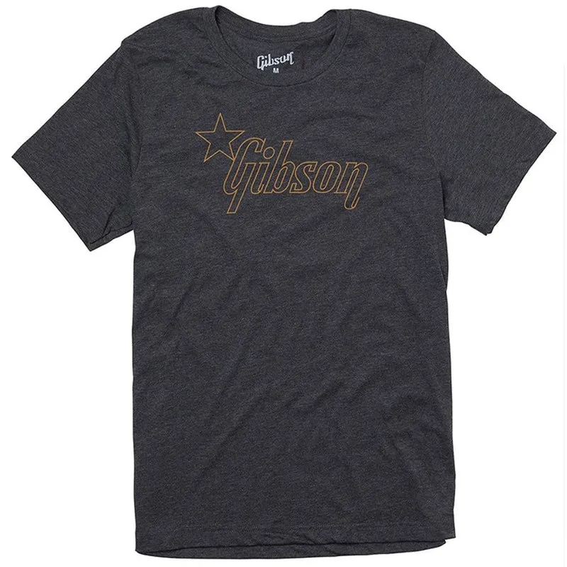 Gibson Star Logo Tee (Charcoal - Medium)