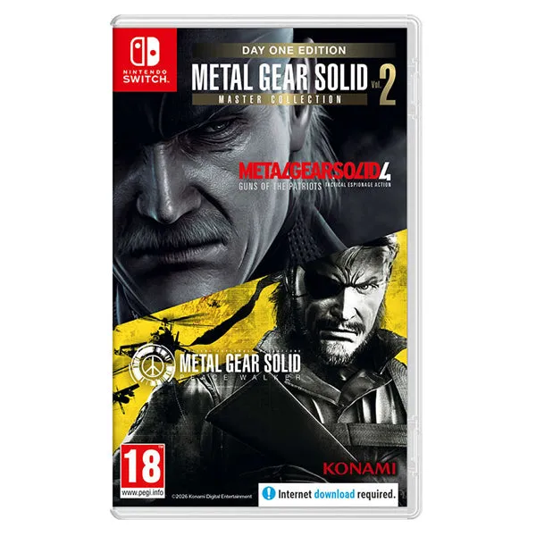 Metal Gear Solid Volume 2 Day One Edition Switch