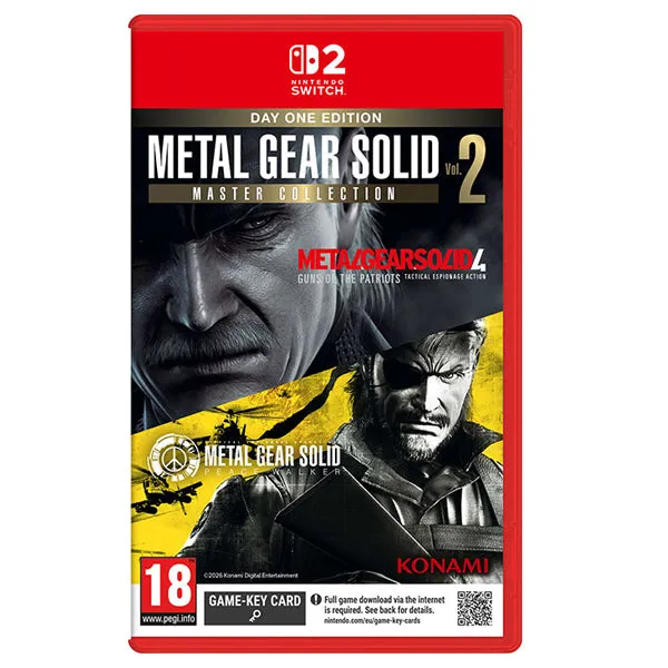 Metal Gear Solid Volume 2 Day One Edition (G-Key) Switch 2