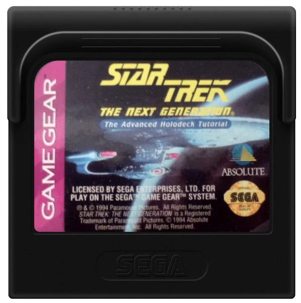 Star Trek the Next Generation Advanced Holodeck Tutorial - Sega Game Gear