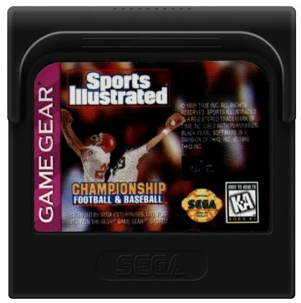 Sports Illustrated Championship Football & Baseball - Sega Game Gear
