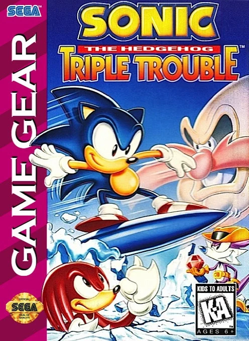 Sonic the Hedgehog Triple Trouble - Sega Game Gear