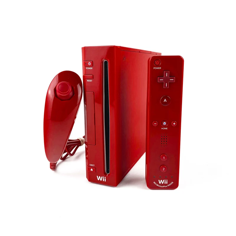 Nintendo Wii Red Console Bundle (RVL-001)