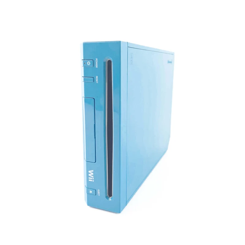 Nintendo Wii Blue Teal Console Bundle (RVL-101)