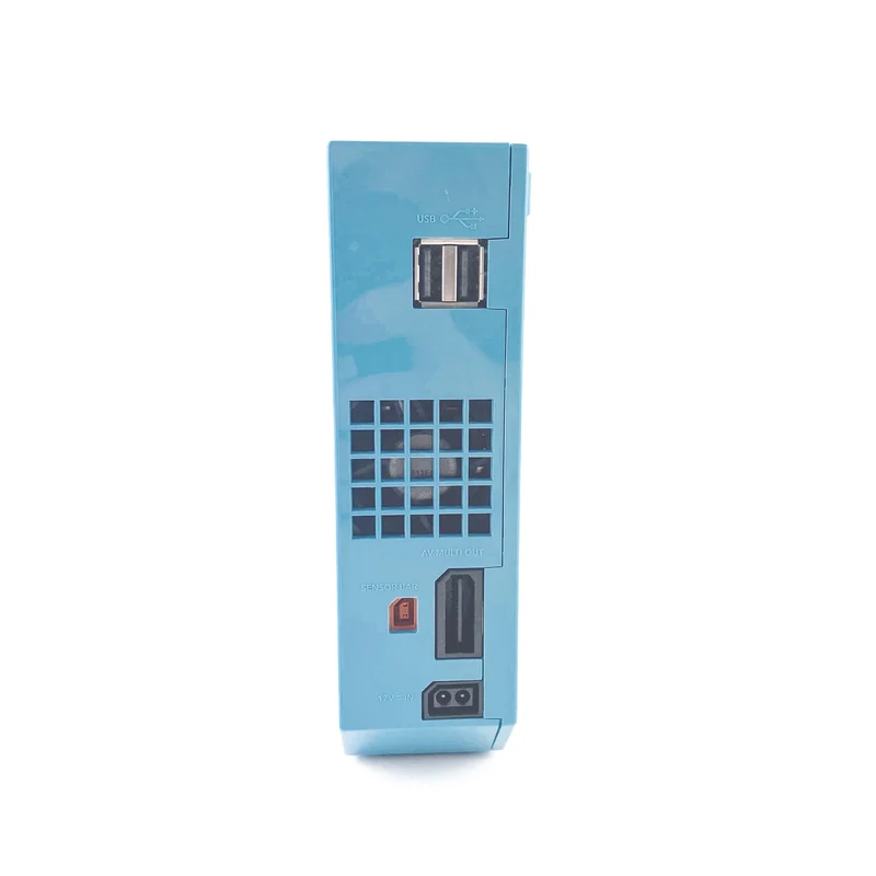 Nintendo Wii Blue Teal Console Bundle (RVL-101)