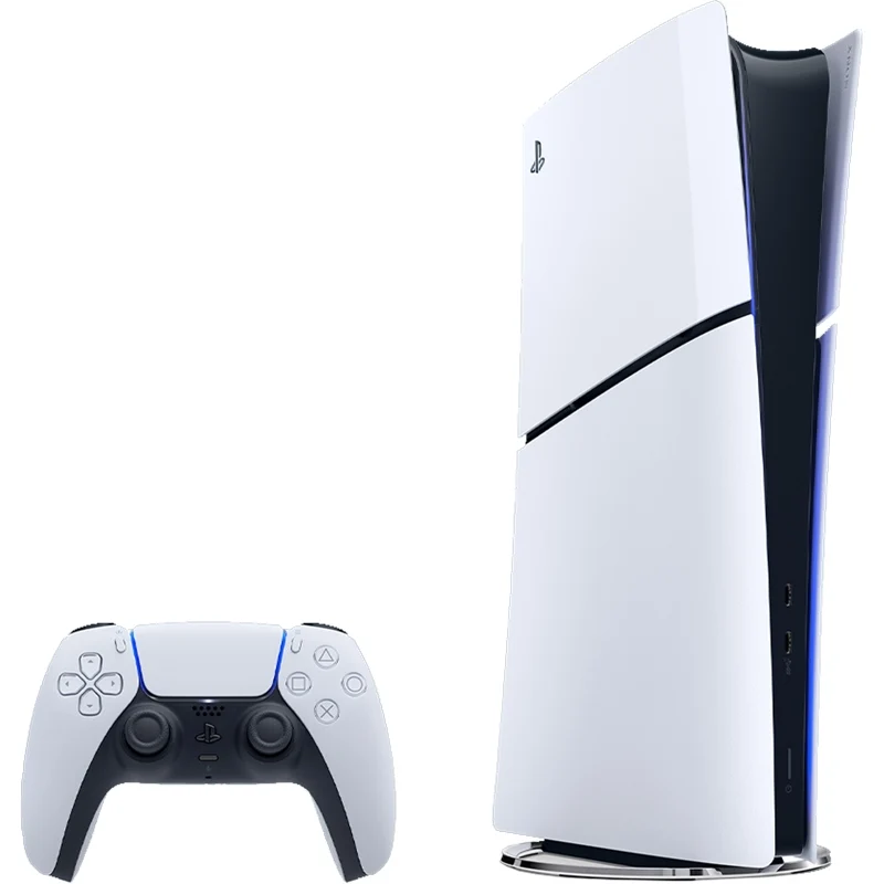 PlayStation 5 Digital Edition Slim Console, White