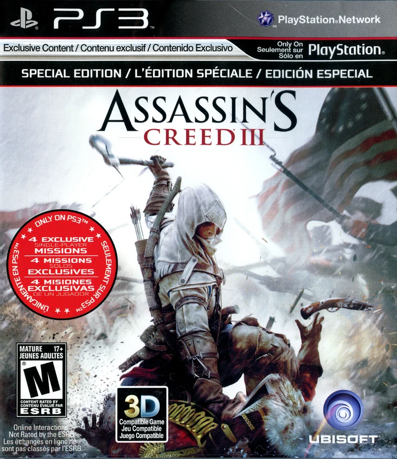 Assassin's Creed III - Sony PlayStation 3 (PS3)