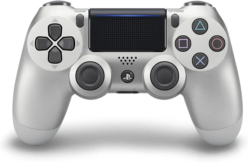 Sony PlayStation 4 PS4 Dualshock 4 Silver Wireless Controller