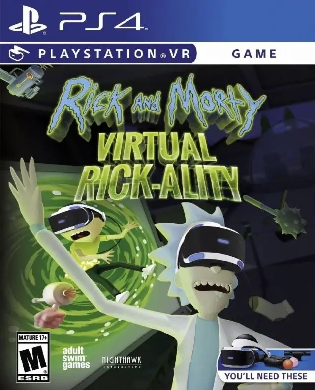 Rick and Morty Virtual Rick-ality - Sony PlayStation 4 (PS4)