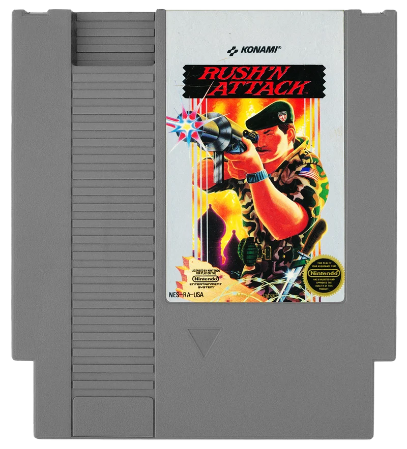 Rush'n Attack - (Game Only) (NES)