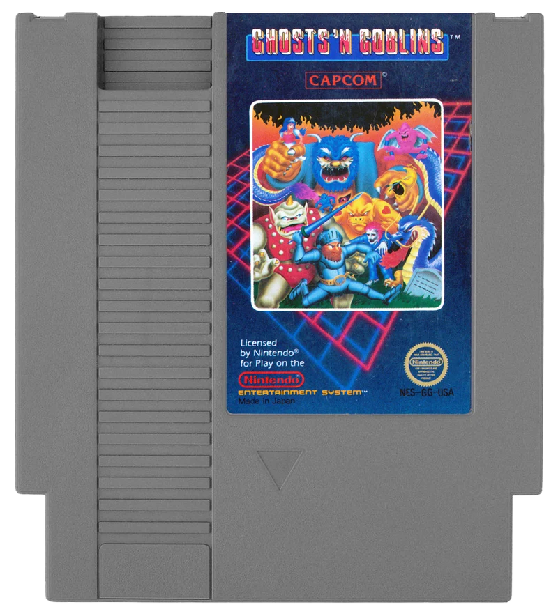 Ghosts 'n Goblins - (Game Only) (NES)