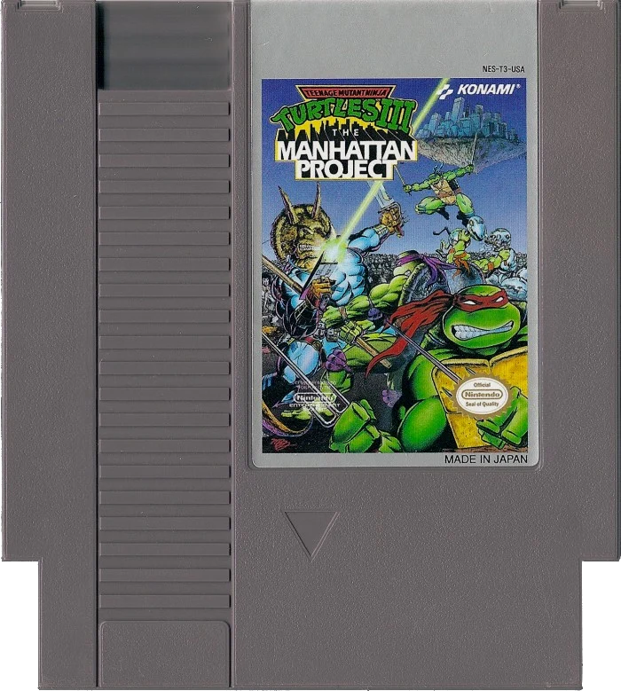 Teenage Mutant Ninja Turtles III The Manhattan Project - (Game Only) (NES)