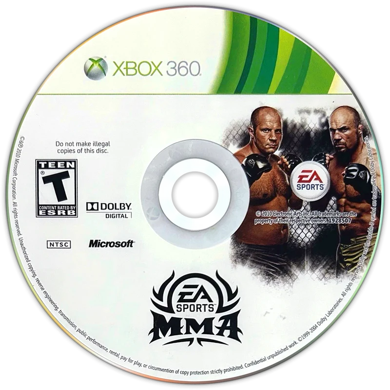 EA Sports MMA - (Game Only) (PAL Xbox 360)