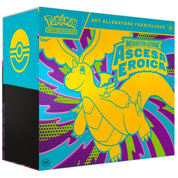 Pokémon ETB Megaevoluzione Ascesa Eroica Set Allenatore ITA