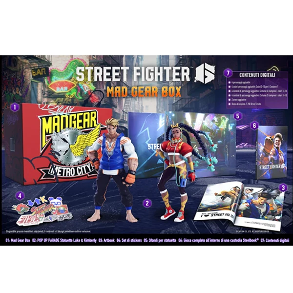 Street Fighter 6 Collector's Edition Mad Gear Box PS5