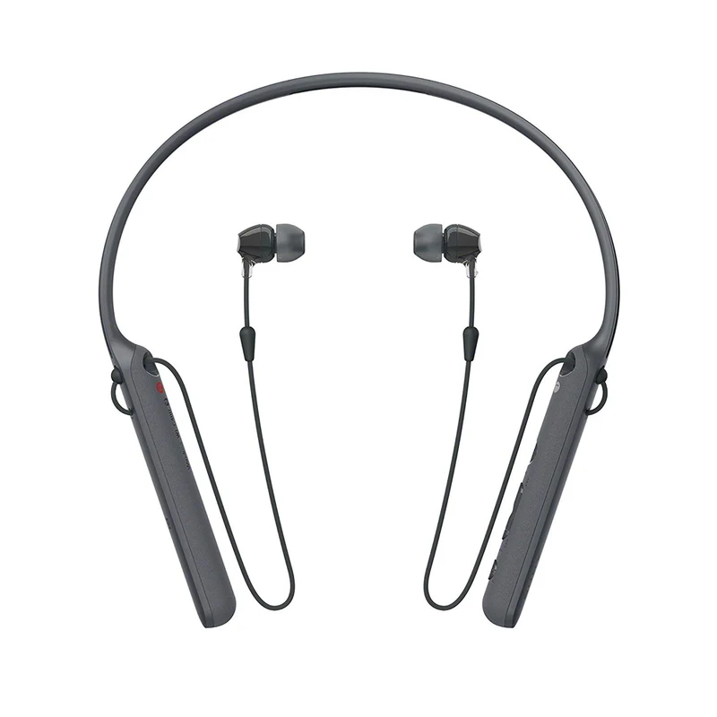 Sony - C400 Wireless Behind-Neck in Ear Headphone (Black) [Refurbished]