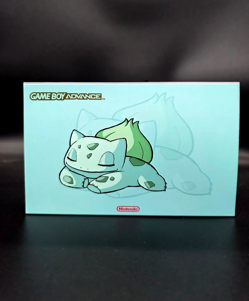 Nintendo Game Boy Advance (GBA) Custom Bulbasaur Backlit Handheld Console