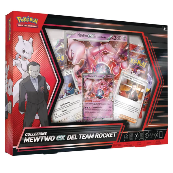 Pokémon Collezione Mewtwo-EX Team Rocket ITA