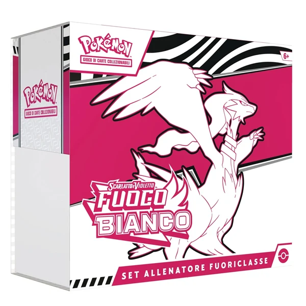 Pokémon ETB Scarlatto e Violetto Fuoco Bianco Set Allenatore ITA