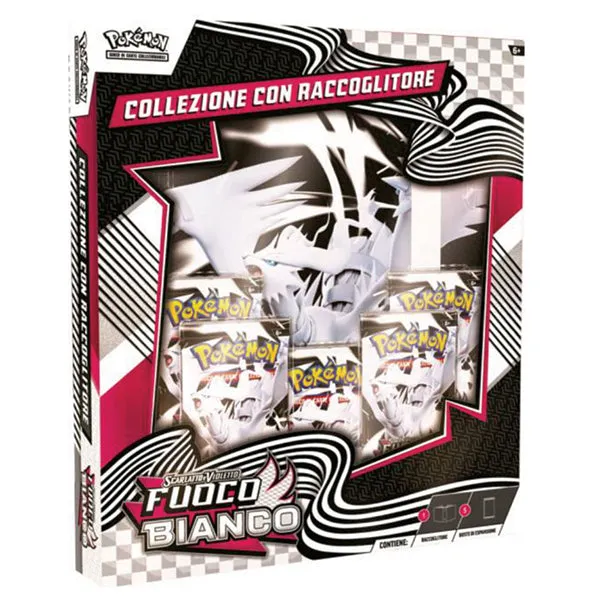 Pokémon Fuoco Bianco Collezione con Raccoglitore ITA
