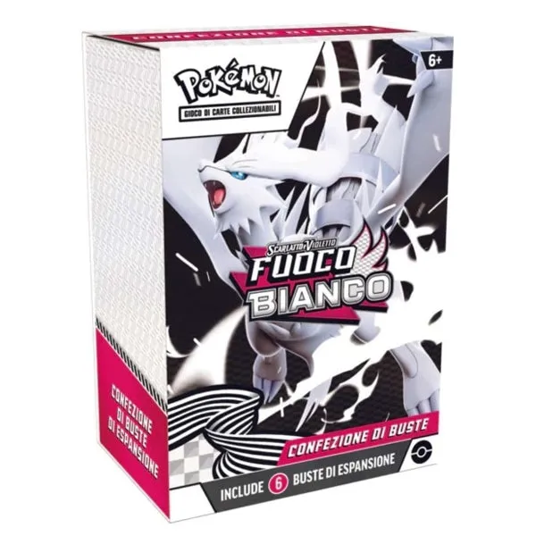 Pokémon Scarlatto e Violetto Fuoco Bianco ITA (Box 6 Buste)