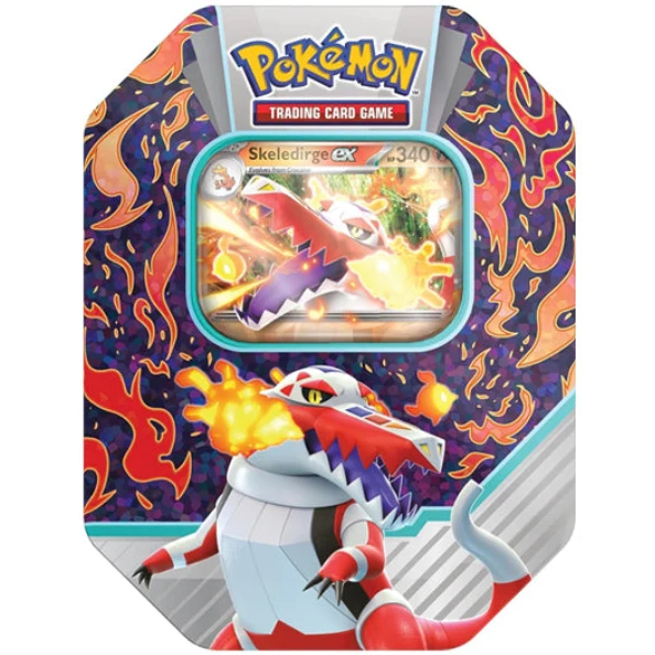 Pokémon Tin da Collezione Compagni d'Avventura Skeledirge-ex ITA