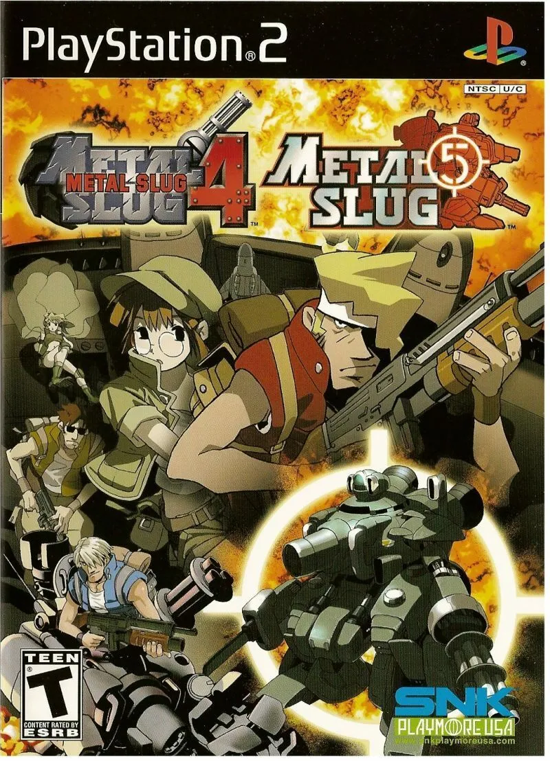 Metal Slug 4 & 5 - Sony PlayStation 2 (PS2)