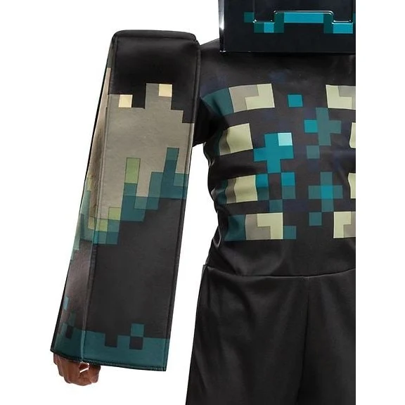 Minecraft Warden Deluxe Costume, 7-8 years, 127-136 cm