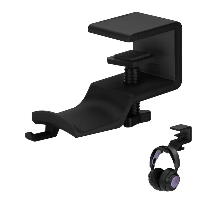 Brainwavz Paw - Supporto per gancio per cuffie da sotto la scrivania, avvitabile in posizione, facile da installare con morsetto di montaggio regolabile, adatto a tutte le cuffie
