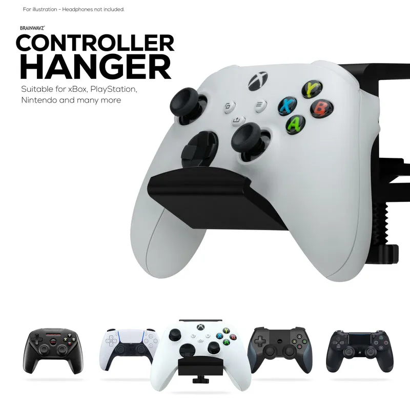 Supporto per controller di gioco da scrivania con morsetto regolabile - Design universale per XBOX, PS5, PS4, PC, Steelseries, Steam