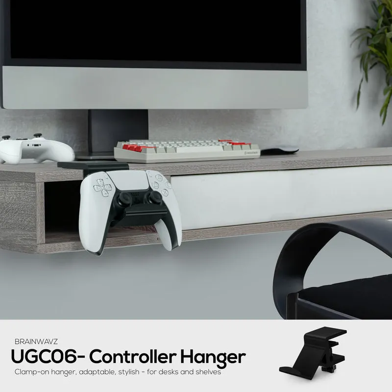 Supporto per controller di gioco da scrivania con morsetto regolabile - Design universale per XBOX, PS5, PS4, PC, Steelseries, Steam
