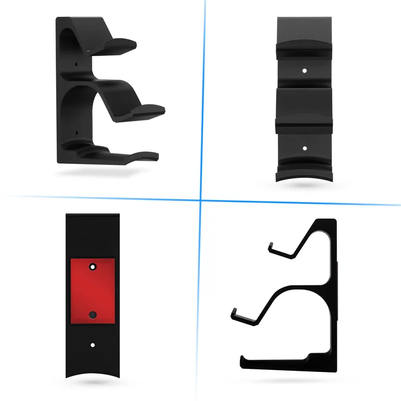 The Behemoth - Supporto per montaggio a parete con doppio controller di gioco e supporto per cuffie - Progettato per tutti i gamepad e le cuffie